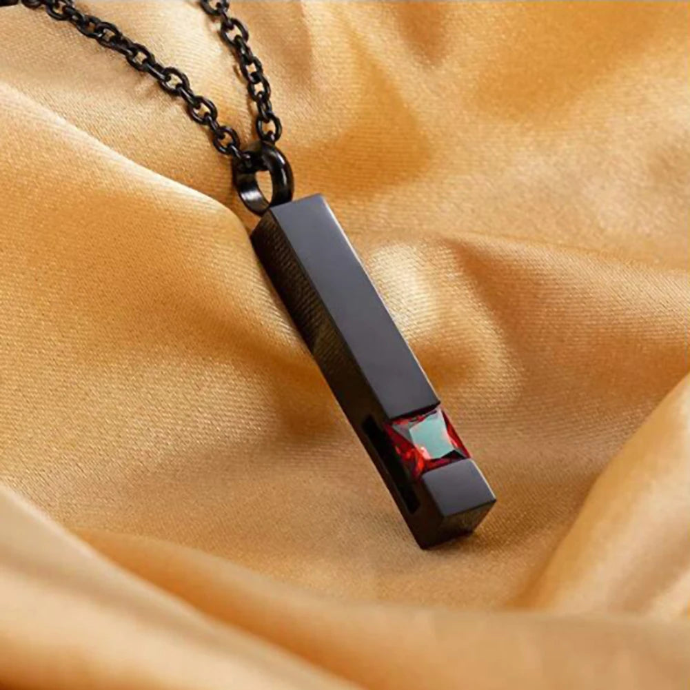 Black Jewelry Cube Stainless  Necklace 12 Kinds Jewelry