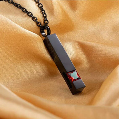 Black Jewelry Cube Stainless  Necklace 12 Kinds Jewelry