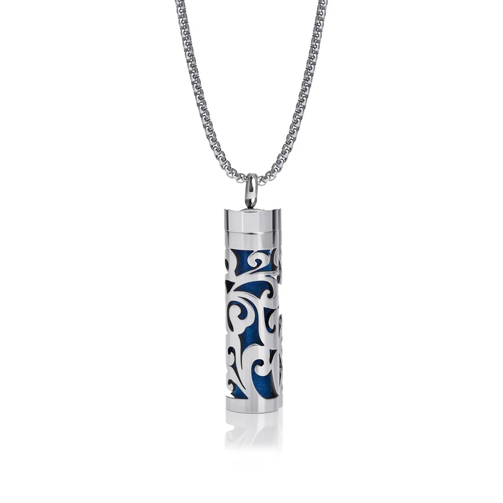New Aromatherapy Diffuser Necklace LOVE Pattern Stainless Steel Essential Oil Diffuser Lockets