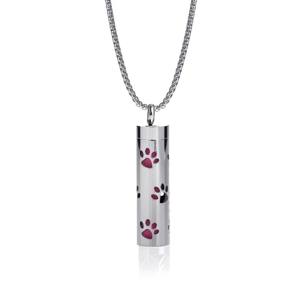 New Aromatherapy Diffuser Necklace LOVE Pattern Stainless Steel Essential Oil Diffuser Lockets