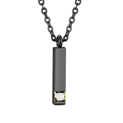 Black Jewelry Cube Stainless  Necklace 12 Kinds Jewelry