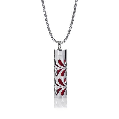 New Aromatherapy Diffuser Necklace LOVE Pattern Stainless Steel Essential Oil Diffuser Lockets