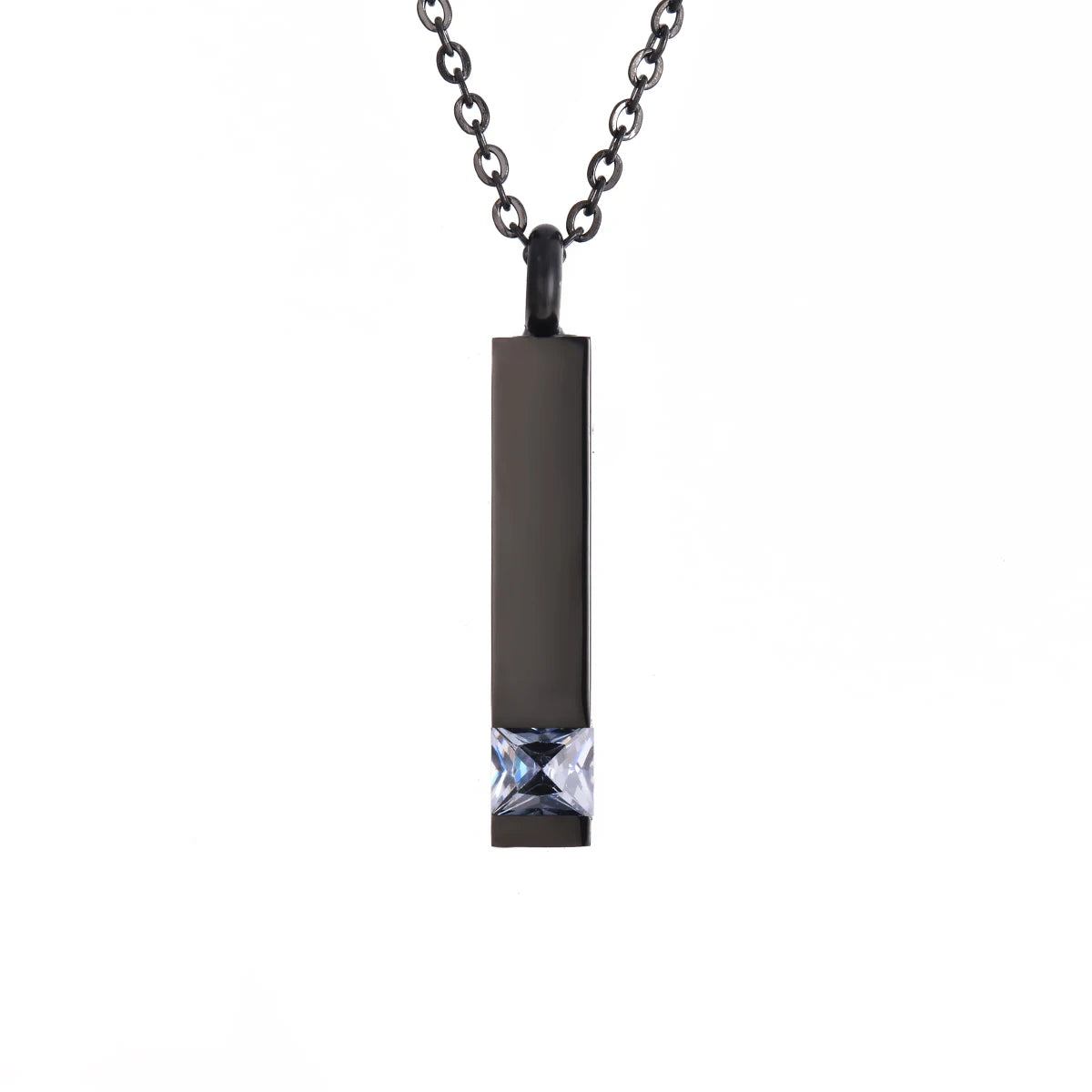 Black Jewelry Cube Stainless  Necklace 12 Kinds Jewelry