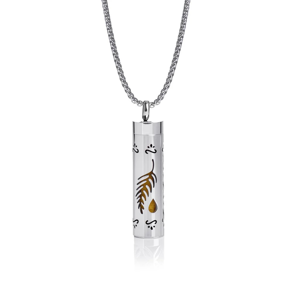 New Aromatherapy Diffuser Necklace LOVE Pattern Stainless Steel Essential Oil Diffuser Lockets