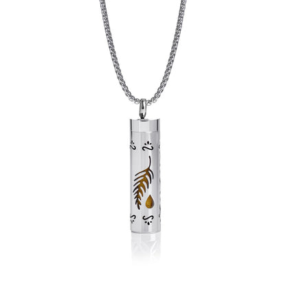 New Aromatherapy Diffuser Necklace LOVE Pattern Stainless Steel Essential Oil Diffuser Lockets