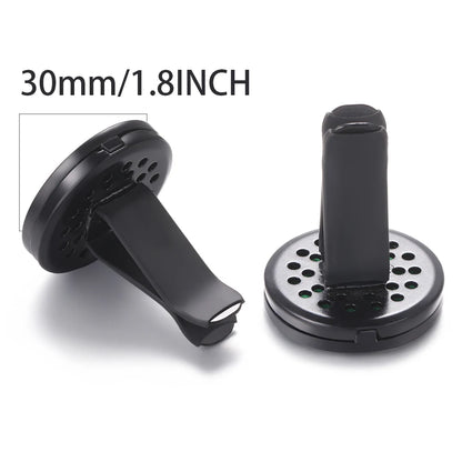 New Car Air Freshener Diffuser Clip Black Hollow Pattern Aromatherapy Lockets Essential Oil Perfume Pendant Car Ornaments Gift