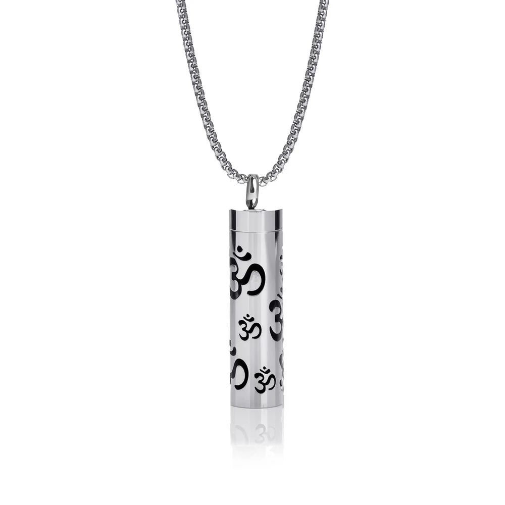 New Aromatherapy Diffuser Necklace LOVE Pattern Stainless Steel Essential Oil Diffuser Lockets