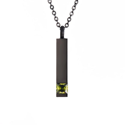Black Jewelry Cube Stainless  Necklace 12 Kinds Jewelry