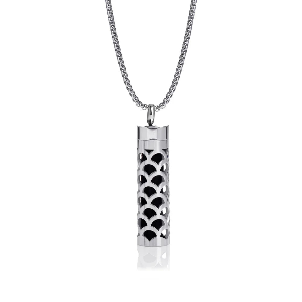 New Aromatherapy Diffuser Necklace LOVE Pattern Stainless Steel Essential Oil Diffuser Lockets