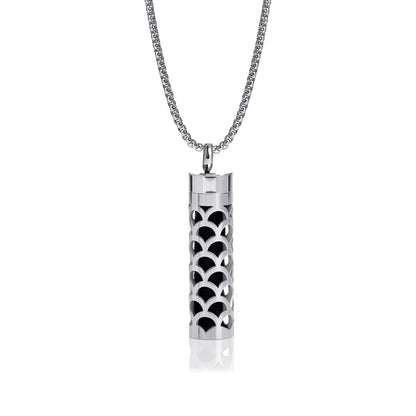 New Aromatherapy Diffuser Necklace LOVE Pattern Stainless Steel Essential Oil Diffuser Lockets