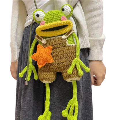 DIY Crochet Frog Phone Bag Kit