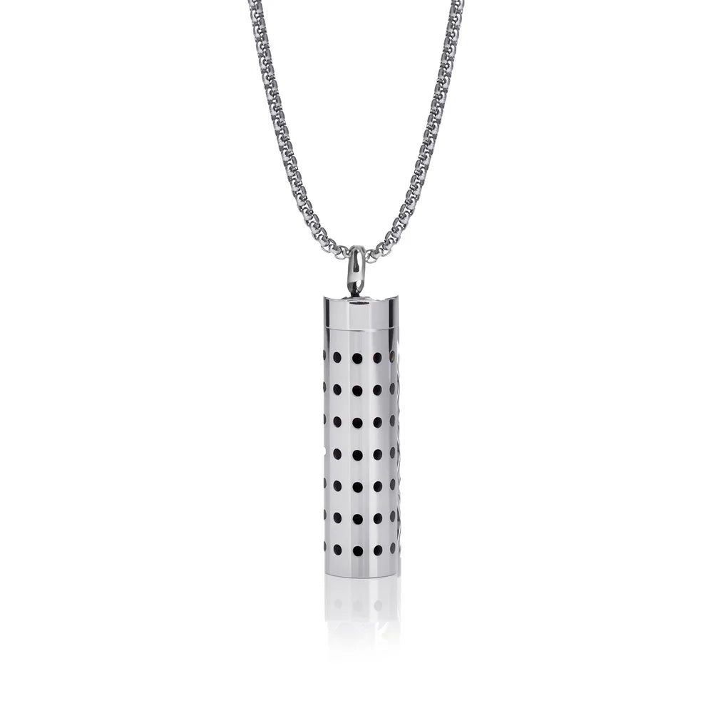 New Aromatherapy Diffuser Necklace LOVE Pattern Stainless Steel Essential Oil Diffuser Lockets