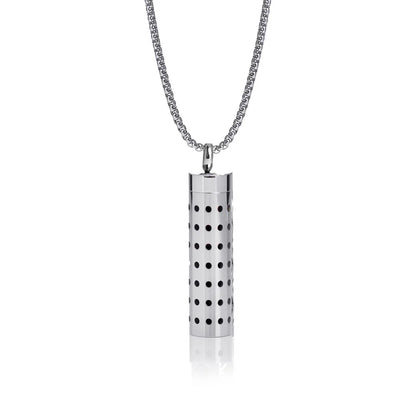 New Aromatherapy Diffuser Necklace LOVE Pattern Stainless Steel Essential Oil Diffuser Lockets