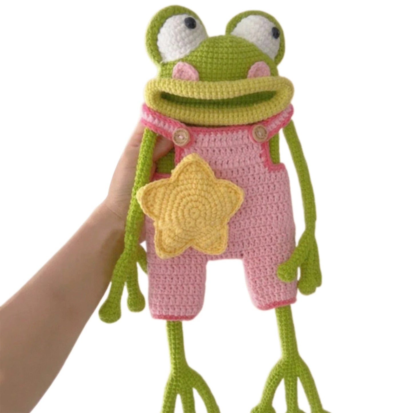 DIY Crochet Frog Phone Bag Kit