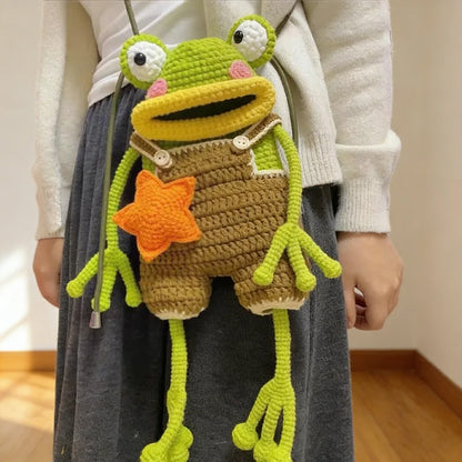 DIY Crochet Frog Phone Bag Kit