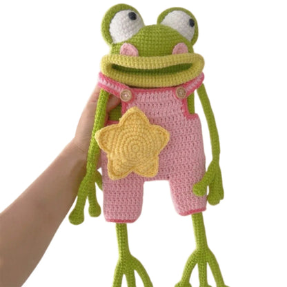 DIY Crochet Frog Phone Bag Kit