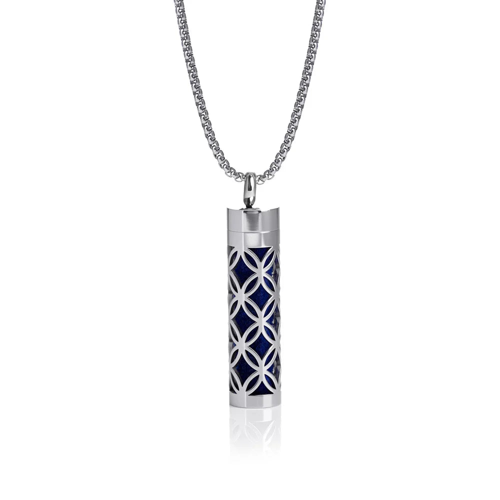 New Aromatherapy Diffuser Necklace LOVE Pattern Stainless Steel Essential Oil Diffuser Lockets