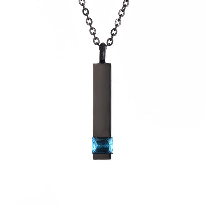 Black Jewelry Cube Stainless  Necklace 12 Kinds Jewelry