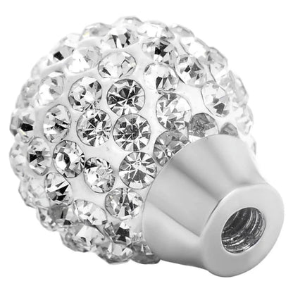 Crystal Ball Necklace Women ,Stainless Steel Necklace