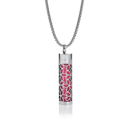 New Aromatherapy Diffuser Necklace LOVE Pattern Stainless Steel Essential Oil Diffuser Lockets