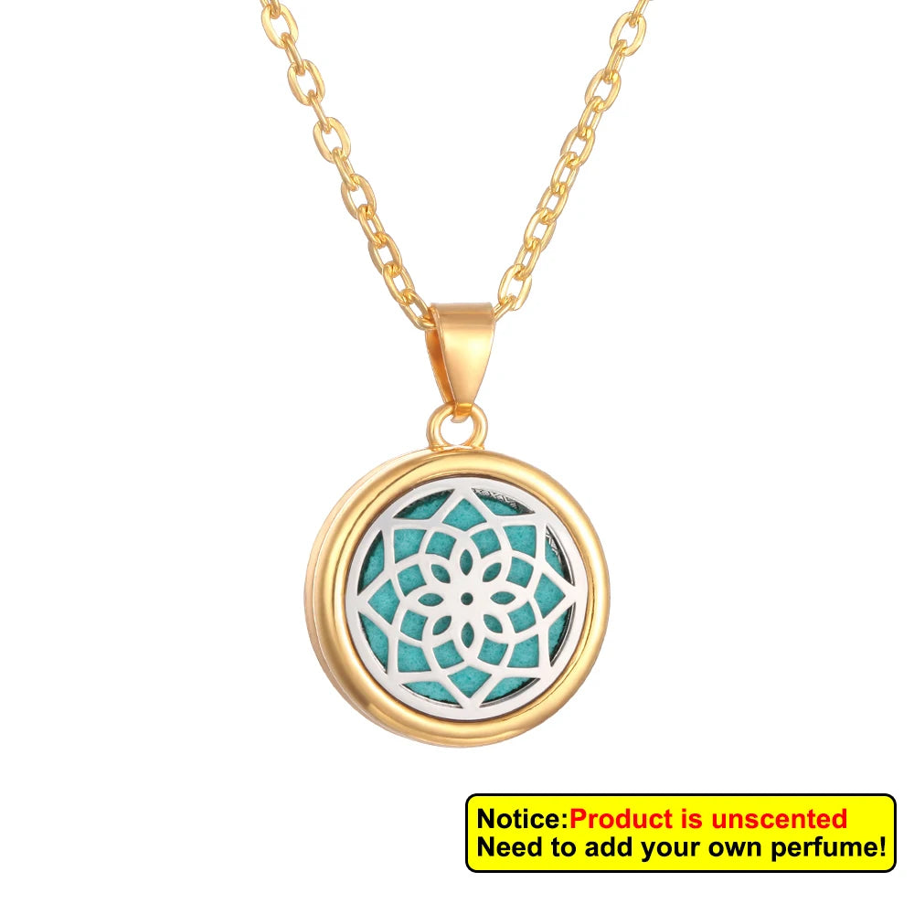 Necklace Jewelry Essential Oil Diffuser Necklace