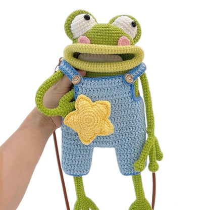 DIY Crochet Frog Phone Bag Kit